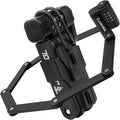 Compact Folding Bike Lock Compact Lightweight High Security Anti-Theft Bicycle Lock 33.46in with Combination Lock for Bikes or Scooters