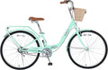 26 Inch Women's Folding Bike – Lightweight&Collapsible Frame with Dual Brakes,Single-Speed Commuter Bicycle for Adult,Multiple Color