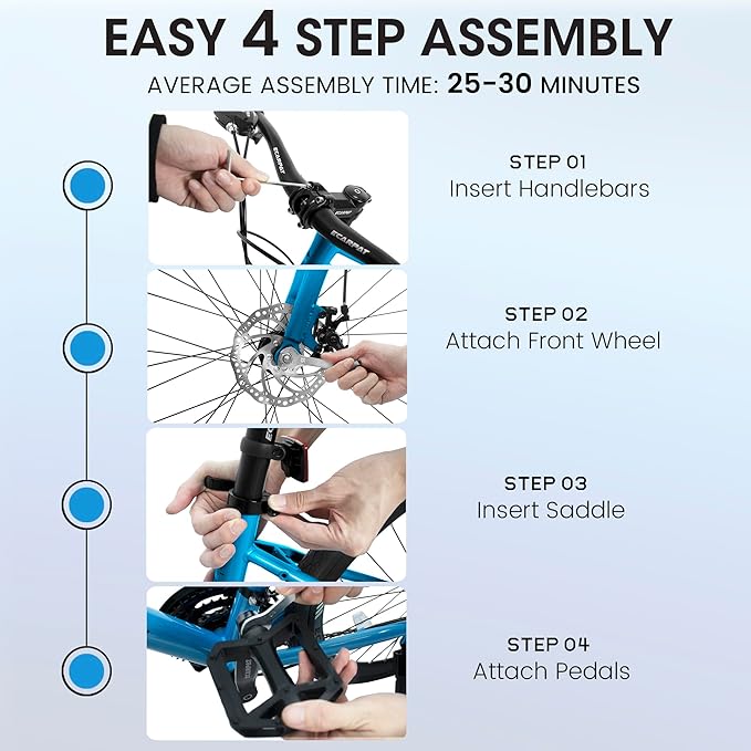 700C Road Hybrid Bike for Adult, 21-Speed Road Bike Cross Country Bicycle