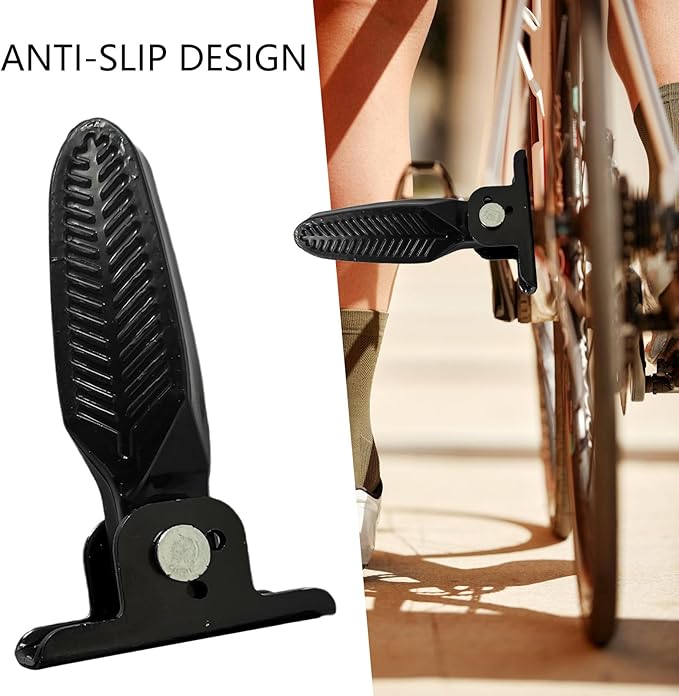 Electric Bicycles Rear Foot Backseats Stand Rear Seats Pedal Electric Bikes Pedal Folding Brackets Pedal Footrest Pedal