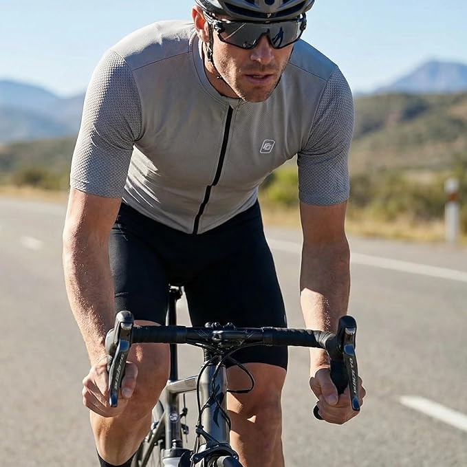 Cycling Jersey Men Bicycle Shirt Short and Long Sleeve MTB Road Biking Jersey with Pockets