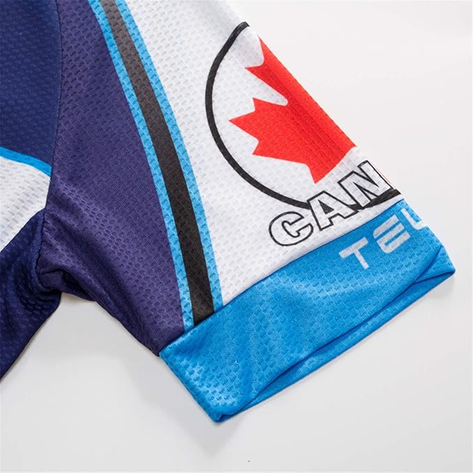 Cycling Jerseys Men Bicycle Short Sleeve Summer Shirt Bike Biking Tops Riding Clothing Flag