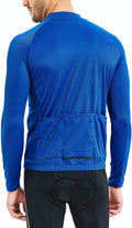CATENA Men's Cycling Jersey Long Sleeve Shirt Running Top Moisture Wicking Workout Sports T-Shirt