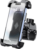 Bike Phone Holder, Universal Motorcycle Phone Holder with 360 Rotate for 4.7-6.8 Inch Smartphones, Compatible with Road Bike MTB Scooter
