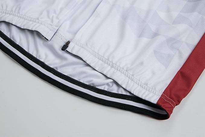 GCRFL Men's Cycling Jersey Long Sleeve Biking Shirt with 3+1 Zipper Pocket Breathable Quick Dry Bicycle Jersey