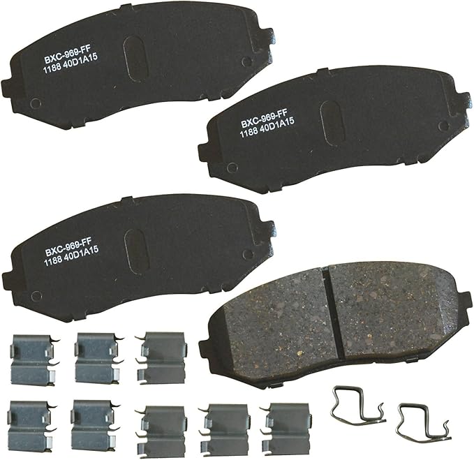 Bendix Premium SBC1188 Ceramic Front Brake Pads for Suzuki Grand Vitara 2017-2006