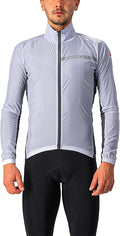 CASTELLI Men's Squadra Stretch Jacket, Windproof Zip Up Shell for Road Cycling