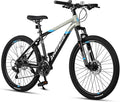 AVASTA Earth 26 27.5 inch Mountain Bike with 21-Speed, Aluminum Frame, Dual Disc Brake, Comfortable Saddle, Multiple Colors