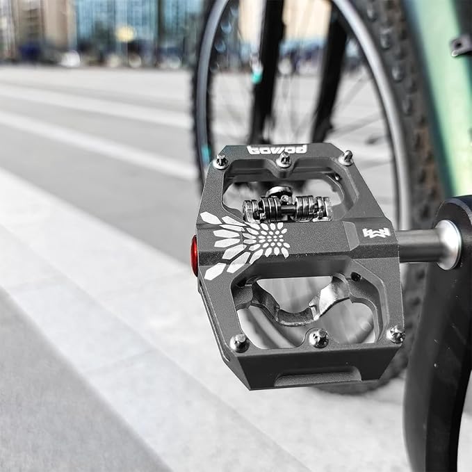 Bike Pedals 9/16" Lightweight Non-Slip Bicycle Platform Pedals - Fits Most Adult Bikes & Mountain Bikes &MTB, Road Bikes and Slip-Resistant Design