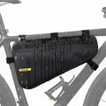 Rhinowalk Bike Frame Bag Bicycle Triangle Bag Waterproof Under Top Tube Bag Front Storage Pack for Road Mountain Cycling, Black