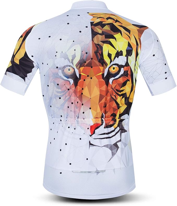 Hotlion Summer Cycling Jersey Men Mountain Bike Jersey Quick Dry Bicycle Shirt Short Sleeve Cycling Clothing