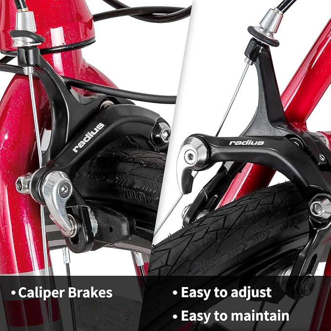 HILAND Adult Road Bike 700c Racing Bike with 14 Speeds, Aluminum Frame, Caliper Brake, City Commuter Bicycle for Women Men