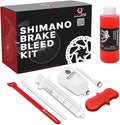BleedZone Shimano Brake Bleed Kit with Mineral Oil - Hydraulic Brake Bleed Kit for Shimano Disc Brakes, Bike Brake Bleeder Kit, MTB Brake Bleed Kit, and Mineral Oil Brake Maintenance