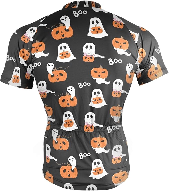 Men's Cycling Bike Jersey Short Sleeve Moisture Wicking, Breathable, Quick Dry Biking Shirt with 3 Rear Pockets
