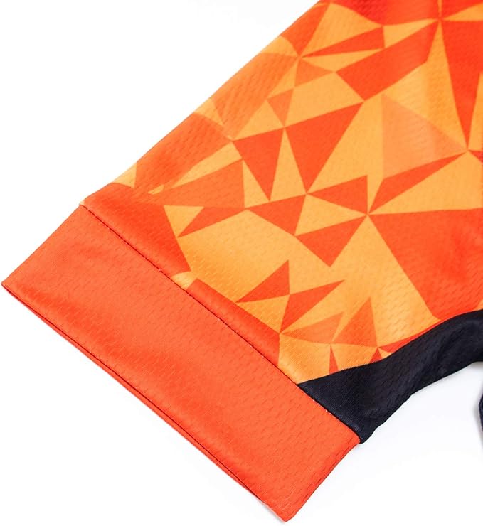 Weimostar Men's Cycling Jersey Short Sleeve Bike Clothing Multicolored Diamond