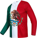 JPOJPO Men's Mountain Bike Jersey Long Sleeve MTB Off-Road Racing Downhill Motocross Shirts Quick Dry&Moisture-Wicking Tops