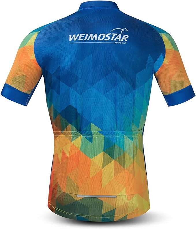 Hotlion Summer Cycling Jersey Men Mountain Bike Jersey Quick Dry Bicycle Shirt Short Sleeve Cycling Clothing