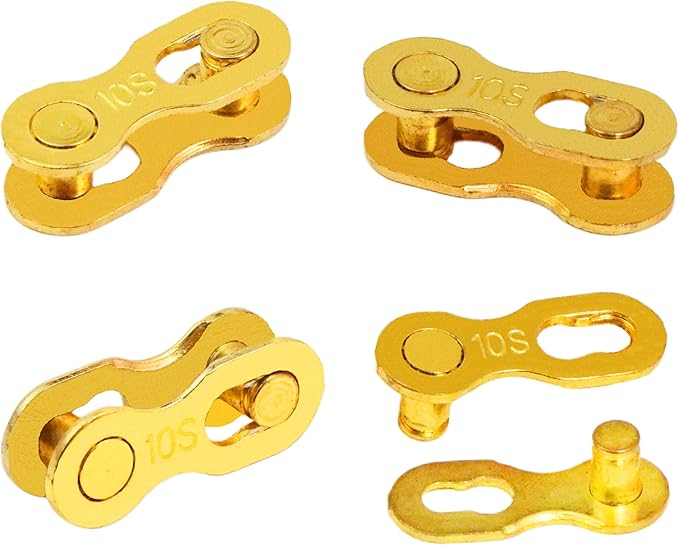 4 Pairs Bicycle Missing Link 1/6/7/8/9/10/11/12 Speed Chain Reusable Steel Bike Chain Link