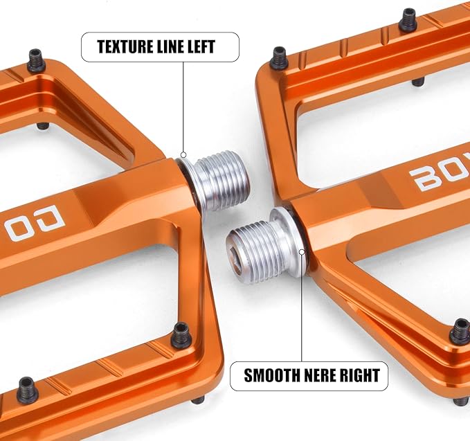 Bike Pedals 9/16" Lightweight Non-Slip Bicycle Platform Pedals - Fits Most Adult Bikes & Mountain Bikes &MTB, Road Bikes and Slip-Resistant Design