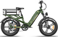 FREESKY 2500W Electric Bike for Adults,105 Miles 48V 25Ah Samsung Cells Battery Step-Thru E Bike, 33MPH Hydraulic Brakes Fat Tire EBike, 20" Full Suspension for Cargo Bicycles UL2849 Certified by TÜV