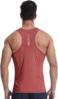 Lo.gas Sleeveless Cycling Jersey Men, Biking Base Layer Breathable and Lightweight with Back Pocket Sports Vest