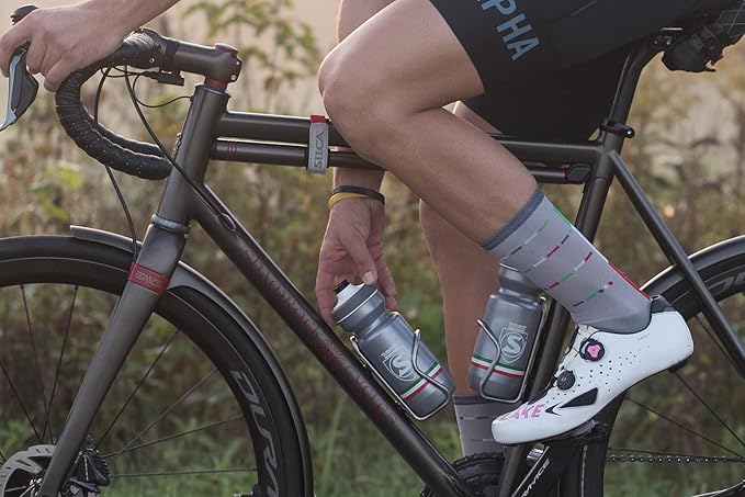 SILCA Sicuro Titanium Water Bottle cage | Cages for Bike with 21mm Fore/AFT Adjustment | Lighter Than Steel and Stronger Than Carbon and Alloy 30g | Hand Bent and Laser Welded in Indiana | USA Made