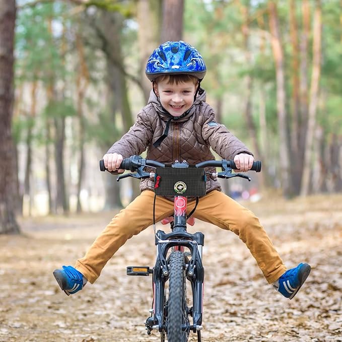 Bike Handlebar Bag,Kids Bicycle Front Basket Pack,Waterproof Bikes Bag,Small Bicycle Handle Bar Bag for Boys Girls Men Women