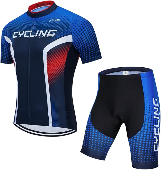 Cycling Jerseys Sets Short Sleeve Bike Clothing Suits Bicycle top Men MTB Jersey Breathable Summer
