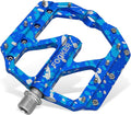 FOOKER Bike Pedals Non-Slip Aluminum Alloy MTB Mountain Bike Pedals 3 Bearing 9/16" for Road BMX MTB Bikes
