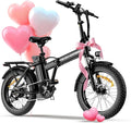 Foldable Electric Bike, Peak 983W Motor Ebike, 40-70 Miles & 20 MPH, 48V Removable Battery, 20" Fat Tire All-Terrain Electric Bicycle for Adults with 7-Speed, Suspension, Rear Rack, UL2849 Certified