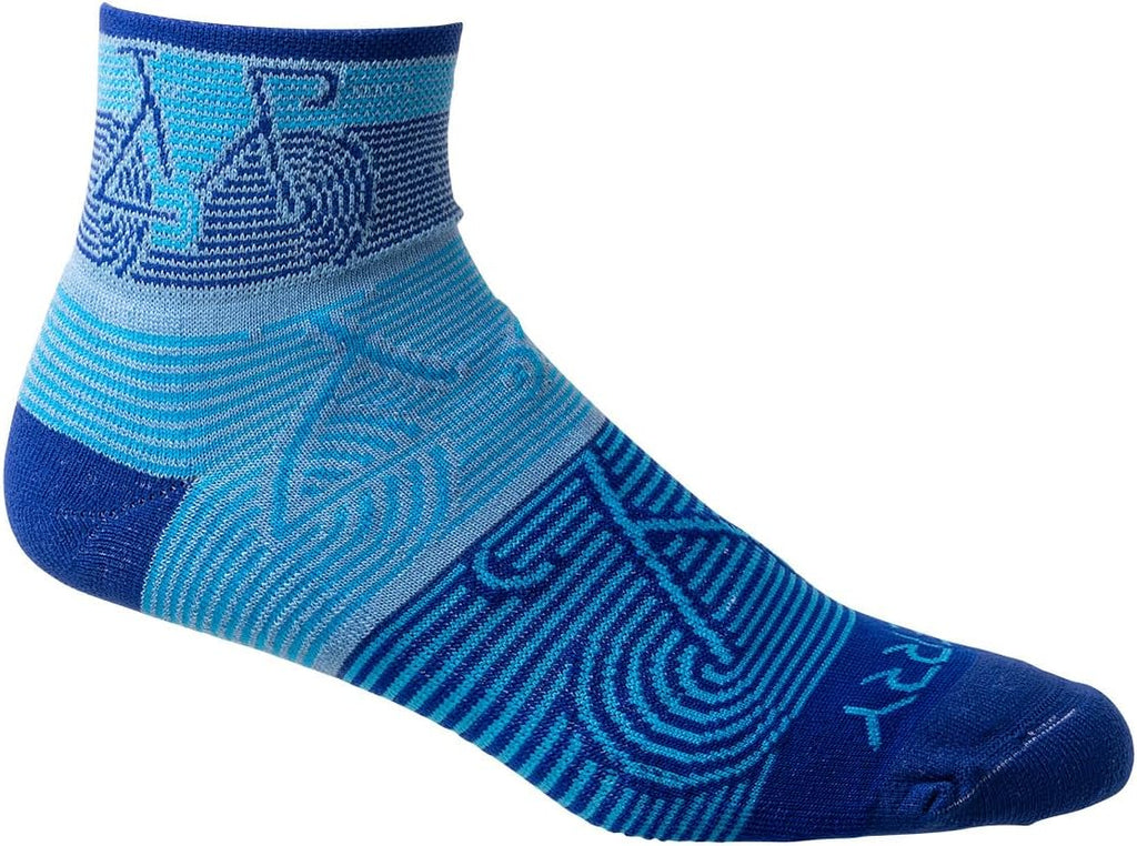 Terry Cycling Air Stream Bike Socks for Women Sports Running & Cycling Mesh Ventilated Breathable Athletic Crew Ankle Sock