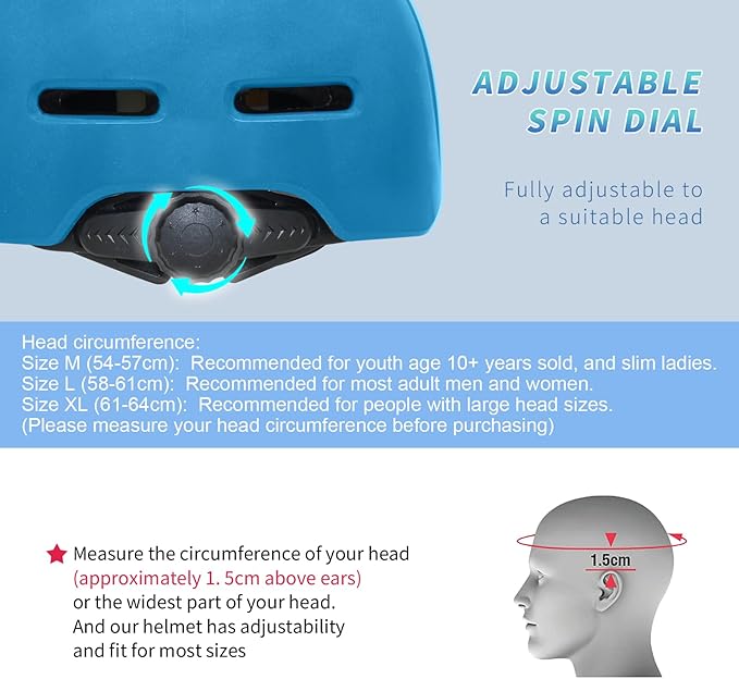 Adult Bike Helmets for Men - Women Bicycle Helmet - Certified Comfort Lightweight Adjustable Baseball Cap Style Cycling Helmet for Urban Commuter Road Biking Scooter