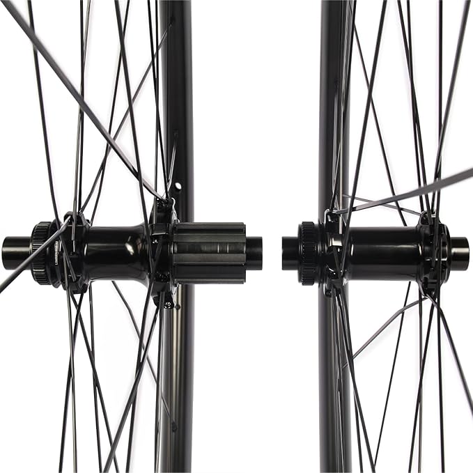 ICAN Alpha 40/50 Plus 1520g/1535g/1555g Carbon Disc Road Bike Wheelset 700C 21mm Inner Width Clincher Tubeless Compatible