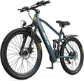 Electric Bike, 23Mph Speed, 13Ah Battery & 750W Motor, 21-Speed & Dual Suspension Ebike, Long Range 40 Miles, 26"/24 Inch Electric Mountain Bicycle for Adults