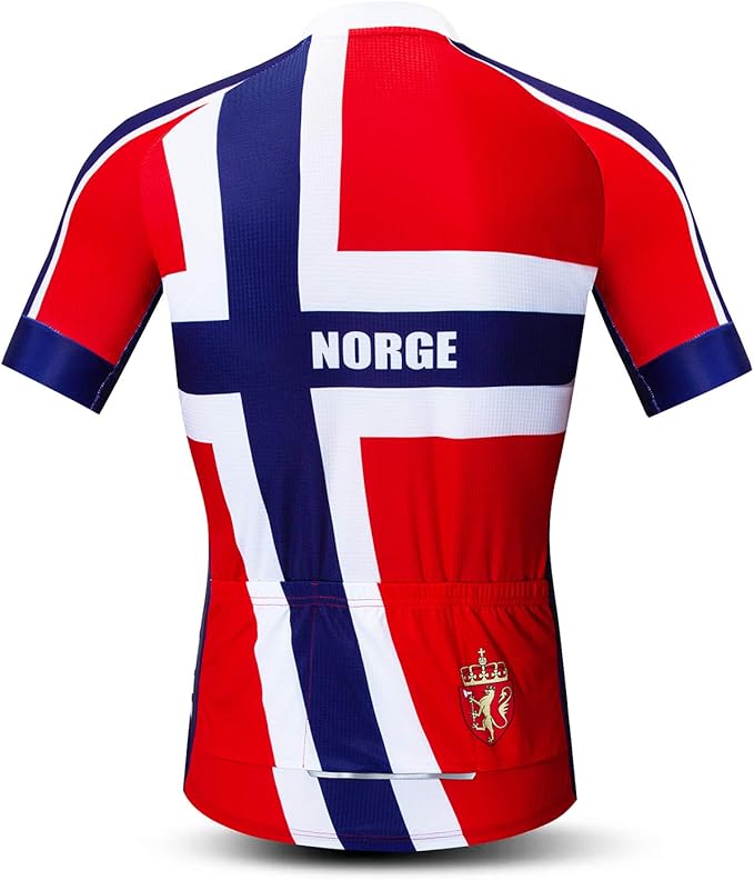 Men's Cycling Jerseys Tops Biking Shirts Short Sleeve Full Zipper Bike Clothing