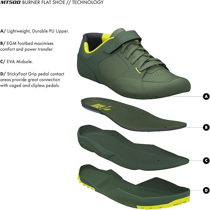 Endura Unisex-Adult MT500 Burner Mountain Cycling Flat Shoe
