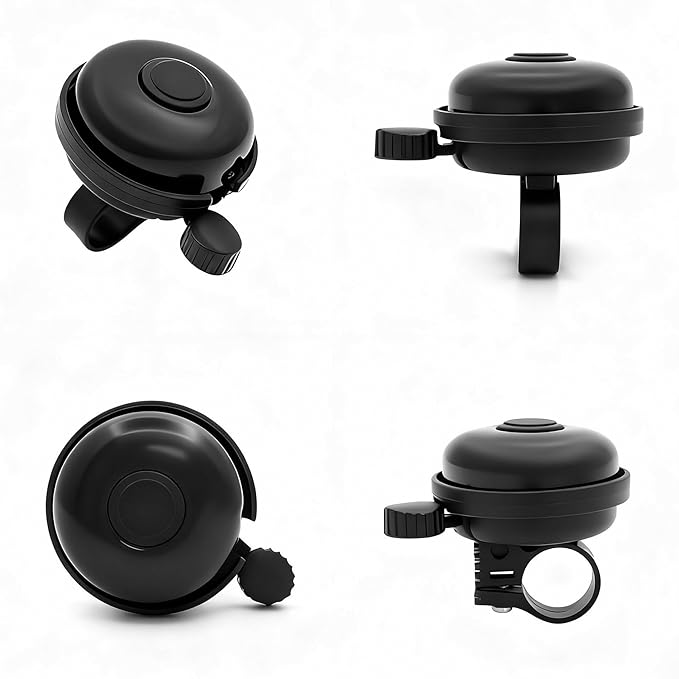 1 Pack Classic Aluminum Bike Bell – Loud, Crisp & Clear Sound for Adult Bikes