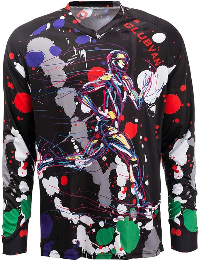 Cycling Jersey Long Sleeve Men's Mountain Bike Motocross Jersey Long Sleeve MTB T-Shirt