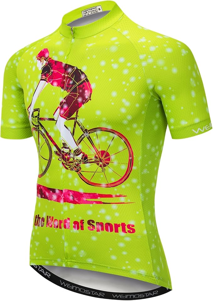 Cycling Jersey Mens Road Bicycle Clothing Summer Short Sleeve Breathable Cycling Tops