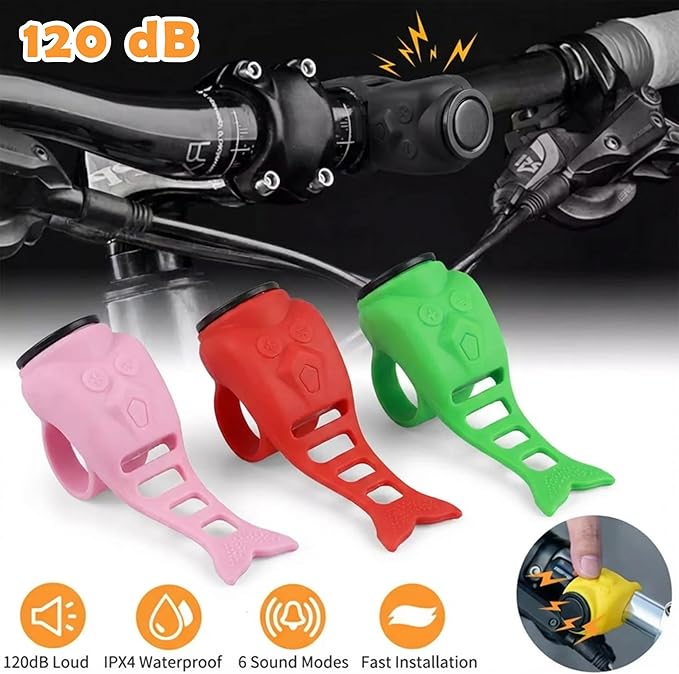2026 Classic Bicycle Horn, Mountain Bike Horn, Suitable for Adults Loud Sound Effect Compatible with Various Bicycle Handlebars.