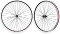 CyclingDeal Road Bike Bicycle 700C Double Wall Alloy Wheelset - Compatible with 6/7/8 Speed Thread-on Freewheel - Bolt-on Axle Front & Rear