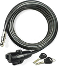MARQUE Bike Lock with Key – 3/8” (4Ft, 7Ft, 15Ft, 25Ft) Straight Cable Locks with Keys, Anti-Theft Security Cable for Bicycles, Scooters, Kayaks, Paddle Boards, Gates