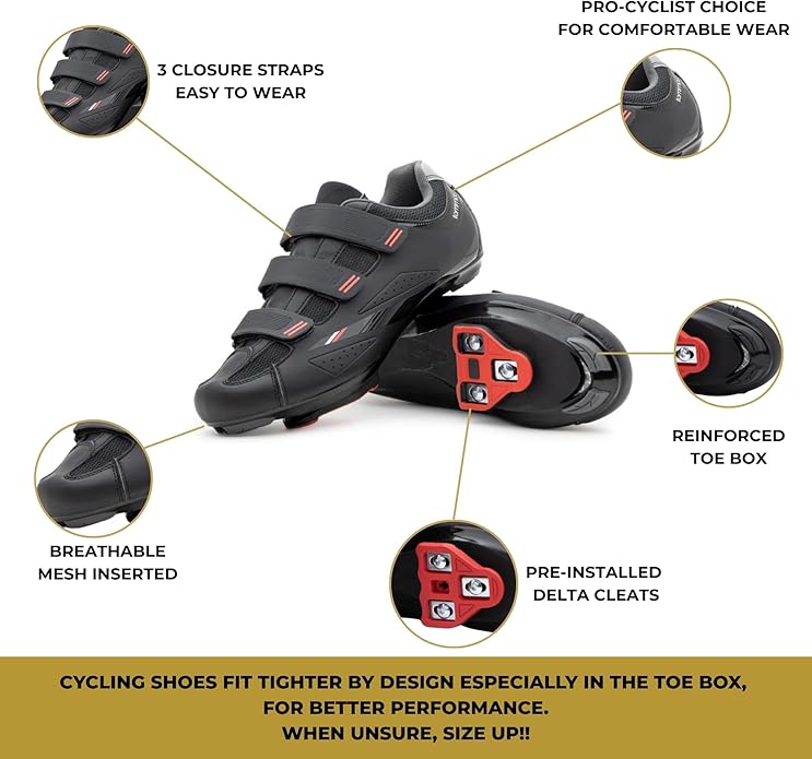 Tommaso Strada Mens SPD & Peloton Shoes—Ready-to-Ride with Peloton Delta Cleat or SPD Cleats for Indoor Bikes—Explore Vareity Cycling Shoes & Bike Accessories.