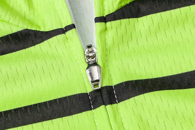 New Pro Full Zipper Men's Cycling Jersey Short Sleeve Riding Shirt USA