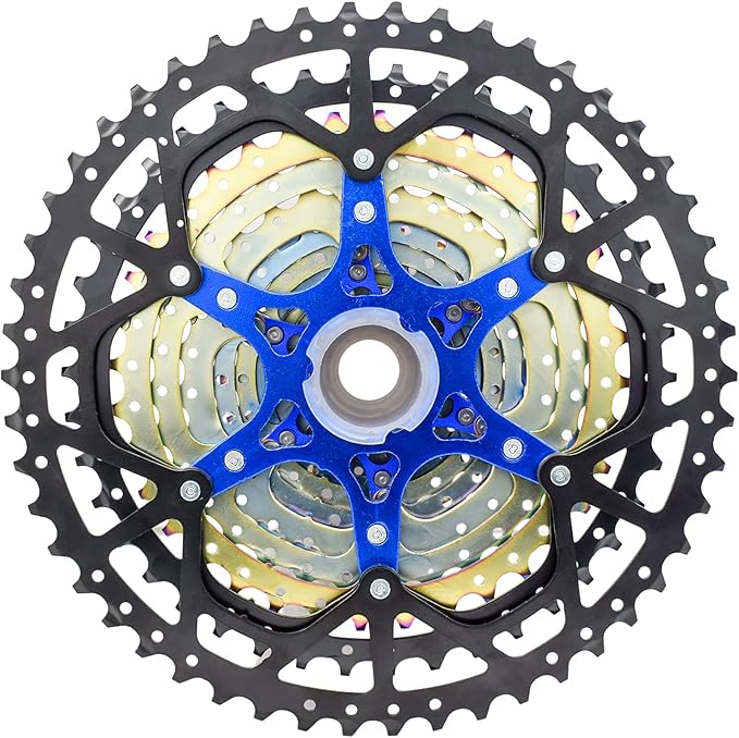 VG SPORTS 8/9/10/11/12 Speed Ultra-Light Bike Cassette for Mountain Bike 11-40T/11-42T/11-46T/11-50T/11-52T MTB Cassette Lightweight Aluminum Bracket Cassette