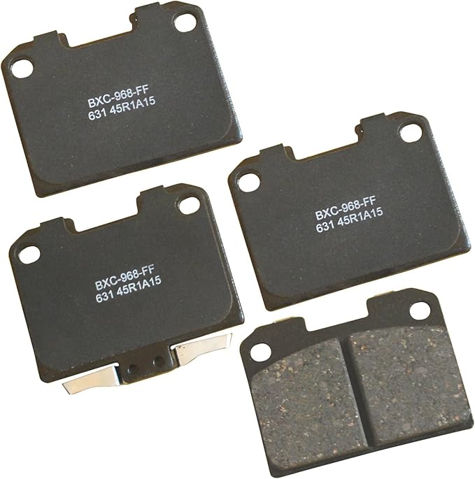 Bendix Premium SBC631 Ceramic Rear Brake Pads for Dodge Stealth 1996-1994, Mitsubishi 3000GT 1999-1994