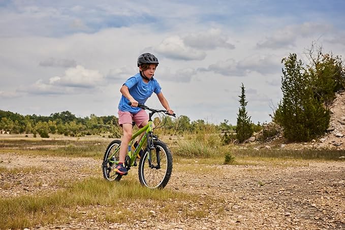 Huffy Stone Mountain Bike for Men and Women, 20”/24”/26”, 6-Speed (20”) or 21-Speed, Front or Dual Suspension (Varies), Multiple Colors, Adjustable Saddle, Shimano Equipped, All-Terrain Tires