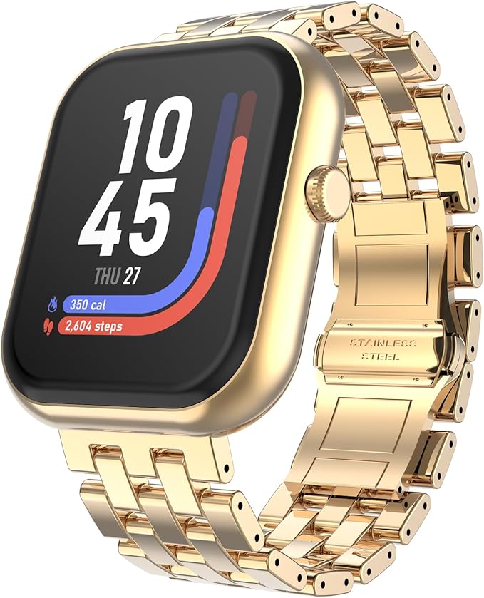 iTouch AIR 5 Smartwatch – 1.85” AMOLED Display, Bluetooth Calling, 100+ Sport Modes, Heart Rate, SPO₂, Stress & Sleep Tracking, IP68 Water Resistant, 7-Day Battery Life – for Android & iOS