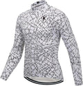 Coconut Ropamo CR Long Sleeve Cycling Jersey Mens, 3+1 Zipper Pockets Bicycle Tops Quick Dry Breathable Biking Shirt
