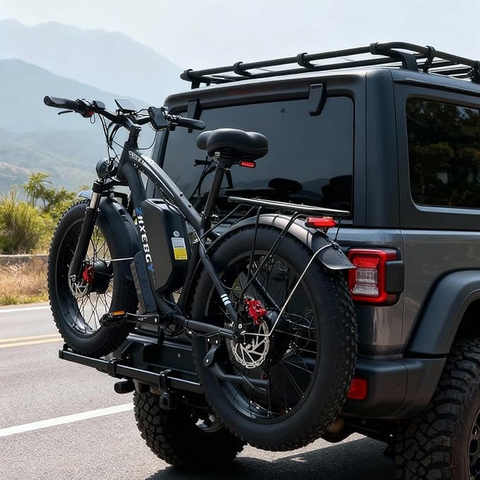 9000W Peak 60V 1560Wh Battery High-Power Dual Motor Ebike, 46MPH 90-100 Miles Long Range, Fat Tire Electric Bike for Adults Men with Hydraulic Disc Brake Electric Bicycle for Off-Road